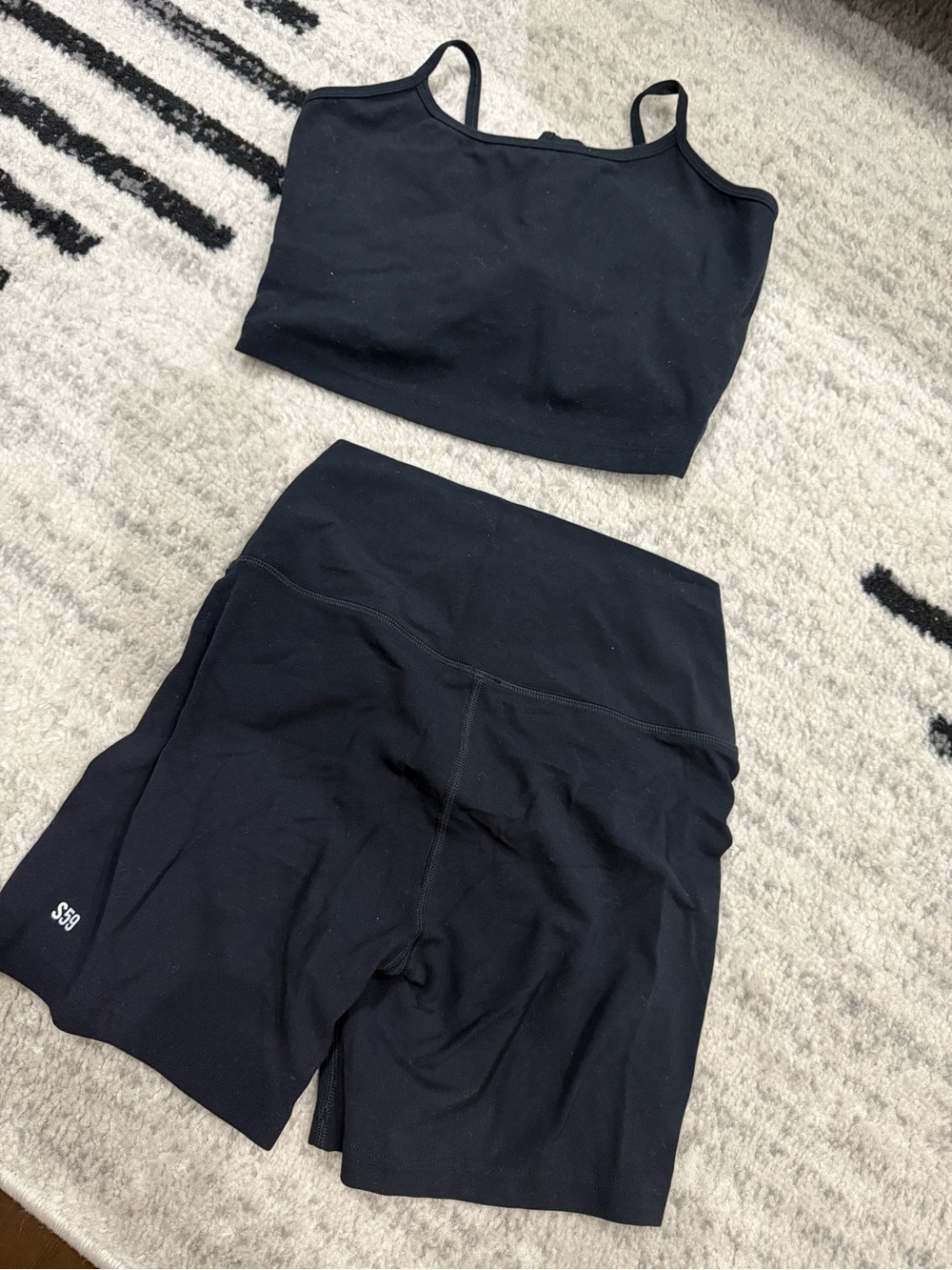 Splits59 Black Athletic Bike Shorts